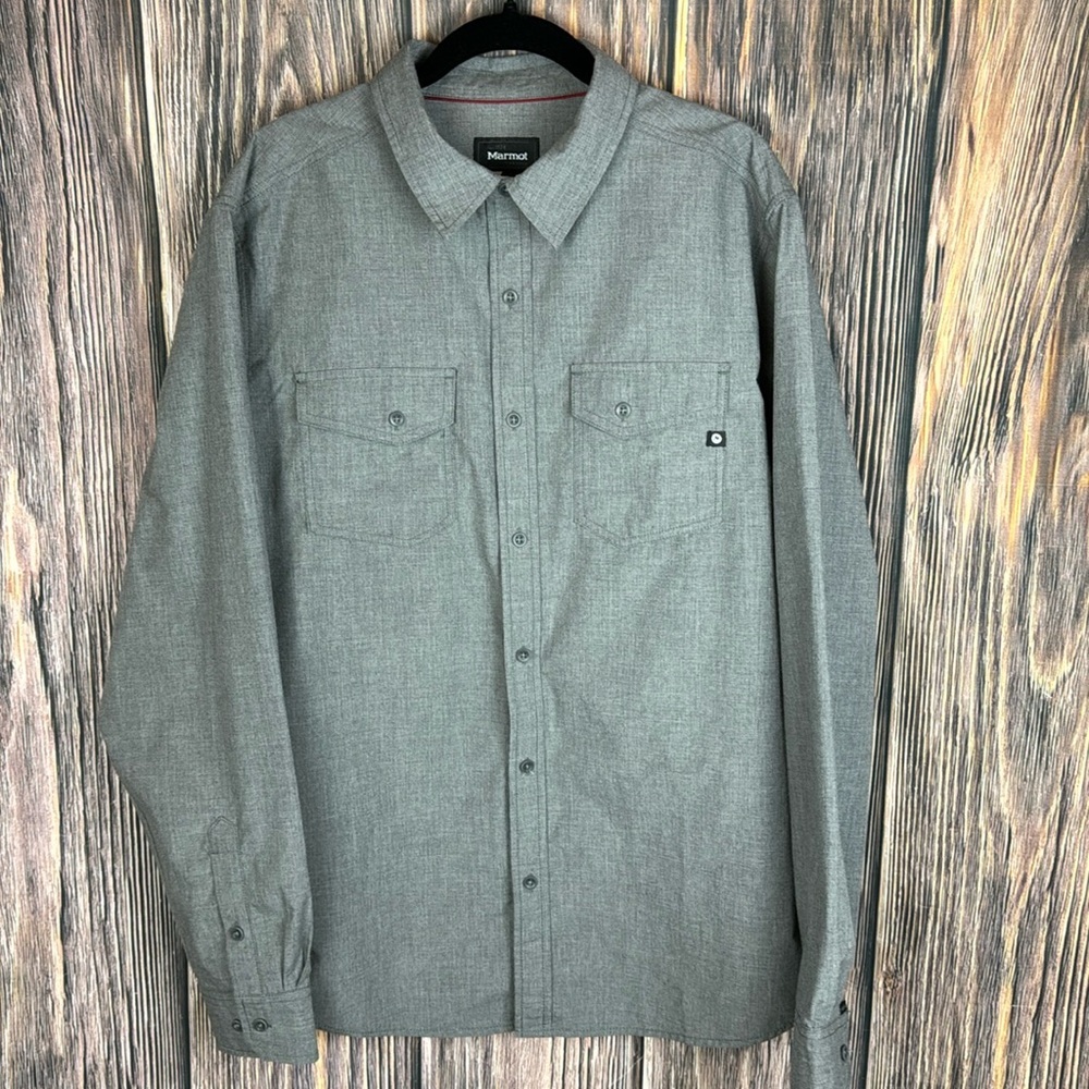 Marmot Button Down Shirt- Size Large - Picture 1 of 13